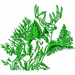 Gazelle Embroidery Design 3 Gazelle Embroidery Design 3